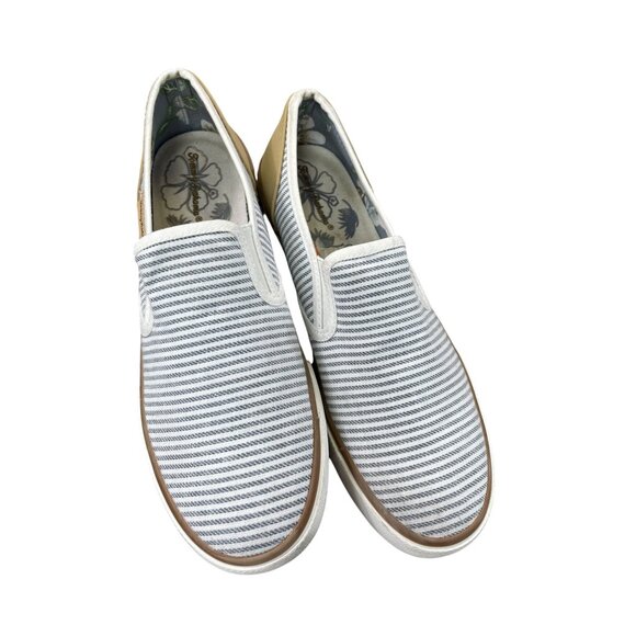Tommy Bahama womans blue tan Slip-On loafers shoes Size 10 SKU 8868 - Picture 14 of 15
